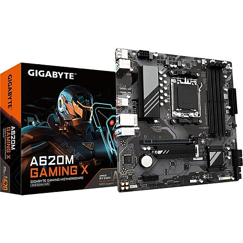 Материнська плата GIGABYTE A620M GAMING X sAM5 A620 4xDDR5 M.2 HDMI DP mATX
