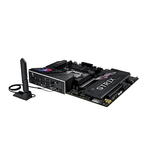 Материнская плата ASUS ROG STRIX B850-E GAMING WIFI sAM5 B850 4xDDR5 M.2 HDMI DP USB Type-C Wi-Fi BT ATX
