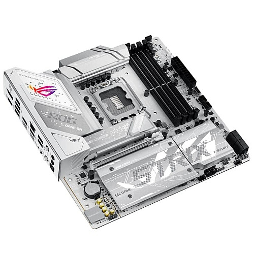 Материнская плата ASUS ROG STRIX B860-G GAMING WIFI s1851 B860 4xDDR5 M.2 DP HDMI USB Type-C Wi-Fi BT mATX белый