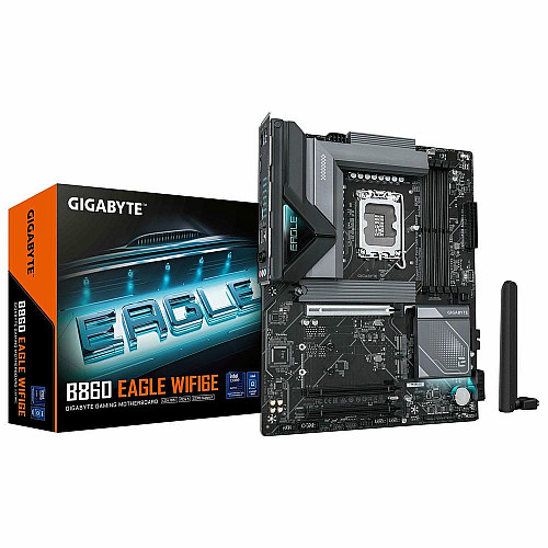 Материнская плата GIGABYTE B860 EAGLE WIFI6E s1851 B860 4xDDR5 M.2 HDMI DP Wi-Fi BT ATX