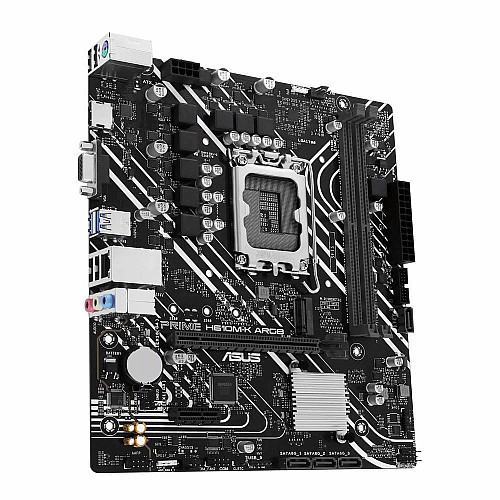 Материнская плата ASUS PRIME H610M-K ARGB s1700 H610 2xDDR5 M.2 HDMI D-Sub mATX ARGB