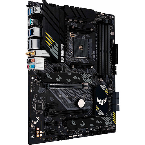 Материнская плата ASUS TUF GAMING B550-PLUS WIFI II sAM4 B550 4xDDR4 M.2 HDMI DP Wi-Fi BT ATX