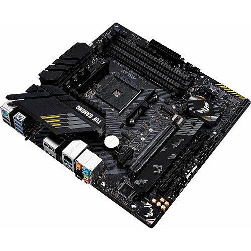 Материнская плата ASUS TUF GAMING B550M-PLUS sAM4 B550 4xDDR4 M.2 HDMI DP mATX