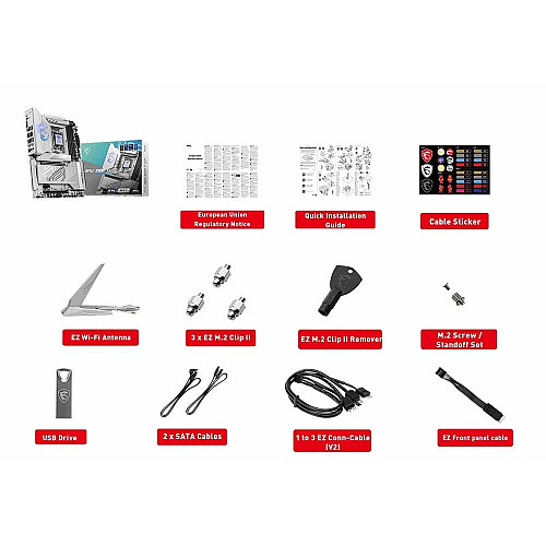 Материнская плата MSI MPG Z890 EDGE TI WIFI s1851 Z890 4xDDR5 M.2 HDMI Wi-Fi BT ATX