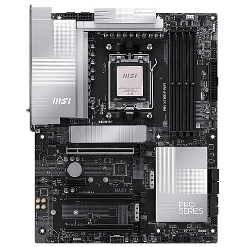 Материнская плата MSI PRO X870E-P WIFI sAM5 X870E 4xDDR5 M.2 HDMI Wi-Fi BT ATX