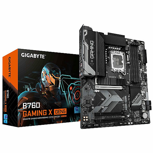 Материнская плата GIGABYTE B760 GAMING X GEN5 s1700 B760 4xDDR5 M.2 HDMI DP ATX