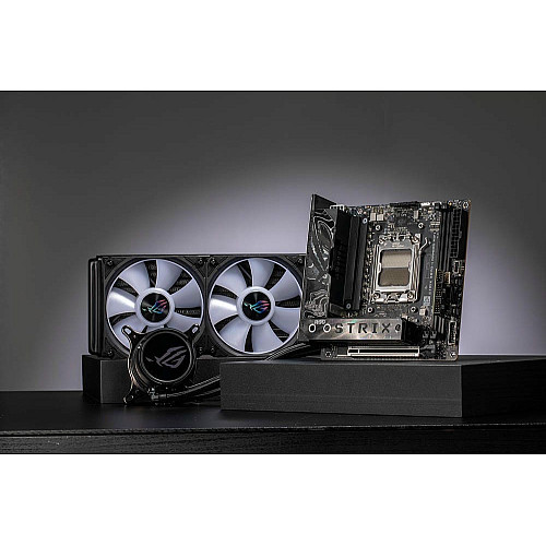Материнская плата ASUS ROG STRIX X870-I GAMING WIFI sAM5 X870 2xDDR5 M.2 HDMI Wi-Fi BT mITX