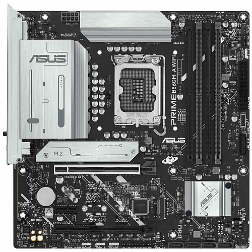 Материнская плата ASUS PRIME B860M-A WIFI s1851 B860 4xDDR5 M.2 DP HDMI Wi-Fi BT mATX