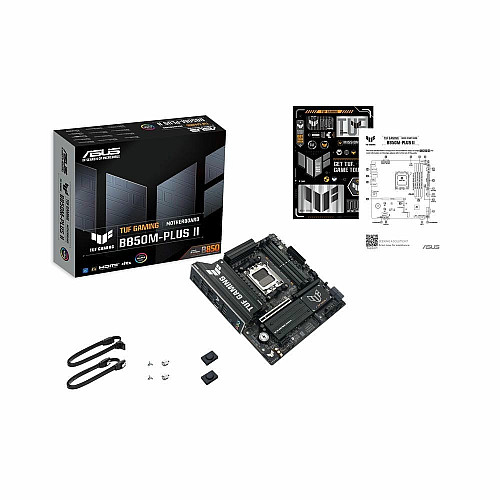 Материнская плата ASUS TUF GAMING B850M-PLUS II sAM5 B850 4xDDR5 M.2 HDMI DP mATX