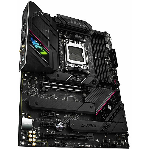 Материнская плата ASUS ROG STRIX B650E-F GAMING WIFI sAM5 B650 4xDDR5 M.2 HDMI DP Wi-Fi BT ATX