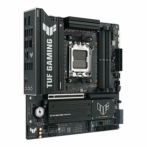 Материнская плата ASUS TUF GAMING B850M-PLUS II sAM5 B850 4xDDR5 M.2 HDMI DP mATX