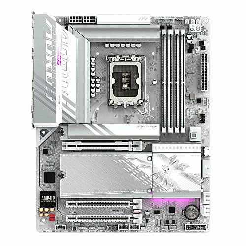 Материнская плата GIGABYTE Z89 AORUS ELITE WF7 ICE s1851 Z890 4xDDR5 M.2 HDMI DP Wi-Fi BT ATX белый