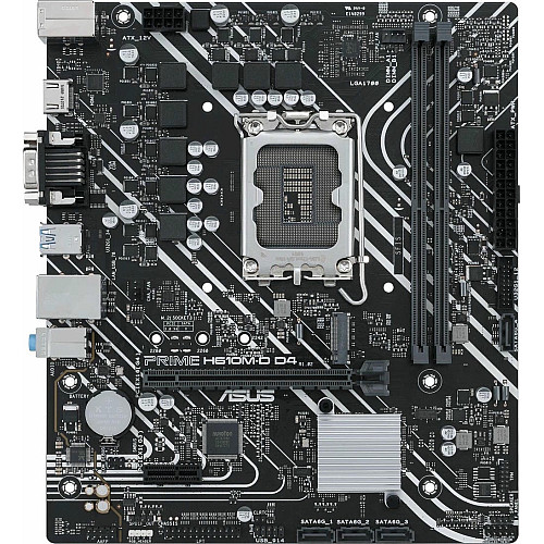 Материнcька плата ASUS PRIME H610M-D D4 s1700 H610 2xDDR4 M.2 HDMI D-Sub mATX