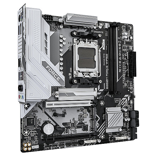 Материнська плата GIGABYTE  B850M FORCE WF6E sAM5 B850 2xDDR5 M.2 Wi-Fi BT HDMI DP mATX