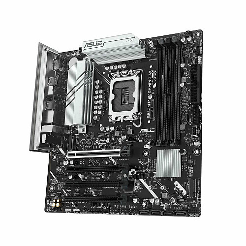 Материнская плата ASUS B860M MAX GAMING AX s1851 B860 4xDDR5 M.2 DP USB Type-C Wi-Fi BT mATX