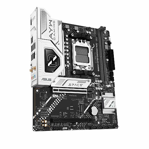 Материнская плата ASUS B850M AYW GAMING WIFI sAM5 B850 2xDDR5 M.2 HDMI Wi-Fi BT mATX