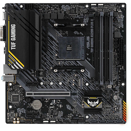 Материнская плата ASUS TUF GAMING A520M-PLUS II sAM4 A520 4xDDR4 HDMI DP D-Sub mATX