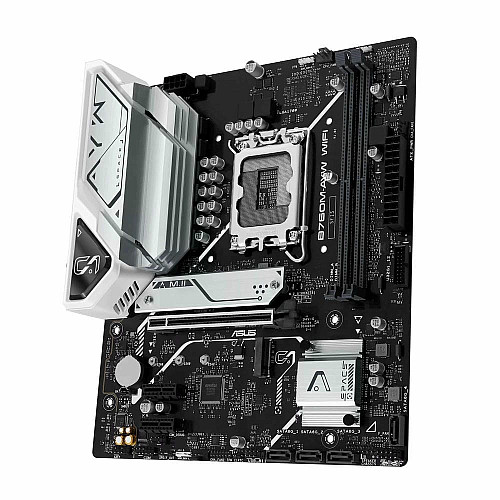 Материнская плата ASUS B760M-AYW WIFI-SI s1700 B760 2xDDR5 M.2 HDMI Wi-Fi BT mATX