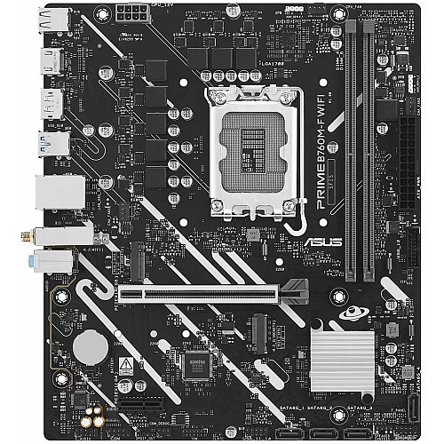 Материнская плата ASUS PRIME B760M-F WIFI s1700 B760 2xDDR5 M.2 HDMI DP Wi-Fi BT mATX