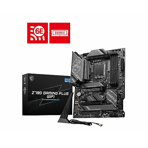 Материнская плата MSI Z790 GAMING PLUS WIFI s1700 Z790 4xDDR5 HDMI DP Wi-Fi BT ATX