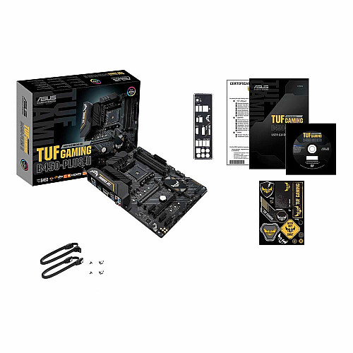Материнская плата ASUS TUF GAMING B450-PLUS II sAM4 B450 4xDDR4 HDMI DP ATX