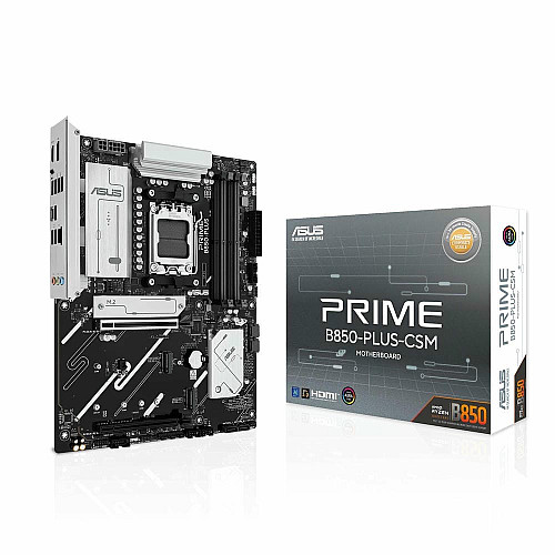 Материнcька плата ASUS PRIME B850-PLUS-CSM sAM5 B850 4xDDR5 M.2 HDMI DP ATX CSM