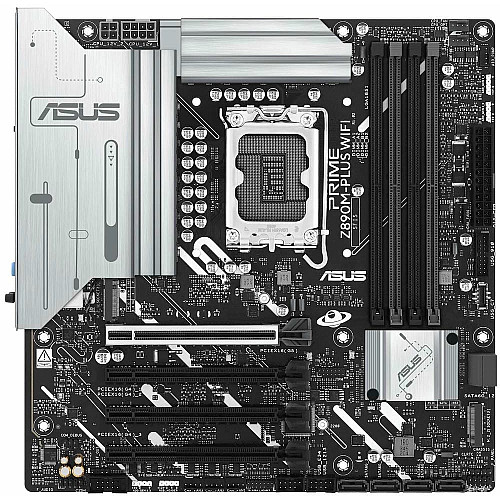 Материнская плата ASUS PRIME Z890M-PLUS WIFI s1851 Z890 4xDDR5 M.2 HDMI DP Wi-Fi BT mATX