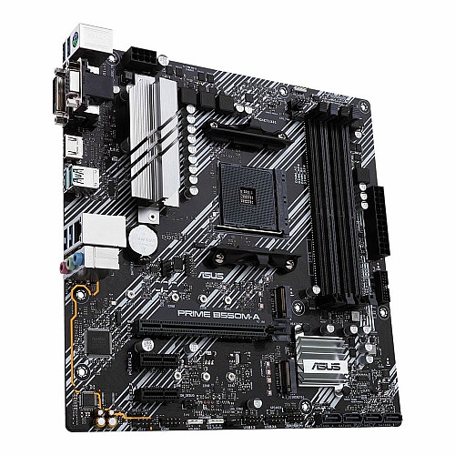 Материнская плата ASUS PRIME B550M-A/CSM sAM4 B550 4xDDR4 M.2 HDMI DVI D-Sub CSM mATX