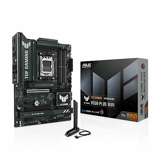 Материнская плата ASUS TUF GAMING B850-PLUS WIFI sAM5 B850 4xDDR5 M.2 HDMI DP Wi-Fi BT ATX