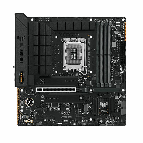 Материнская плата ASUS TUF GAMING B760M-PLUS WIFI II s1700 B760 4xDDR5 M.2 HDMI DP Wi-Fi BT mATX