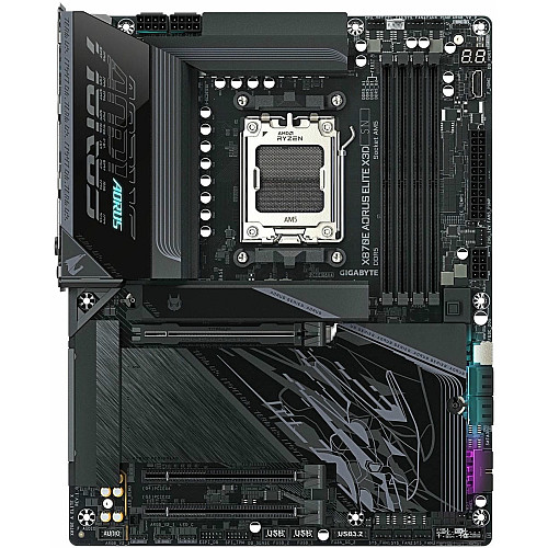 Материнская плата GIGABYTE X870E A ELITE X3D sAM5 X870 4xDDR5 M.2 HDMI DP Wi-Fi BT ATX
