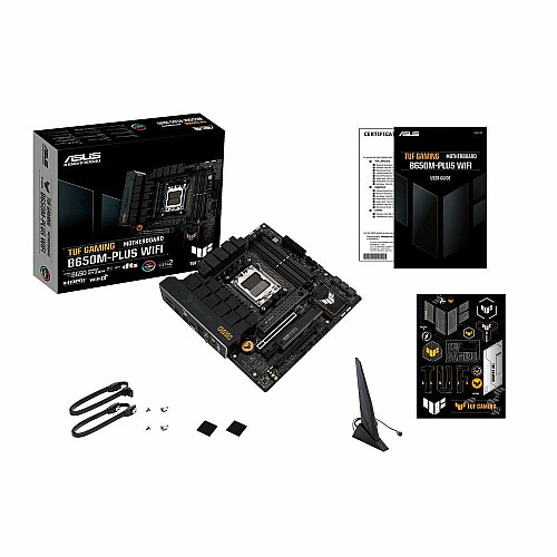Материнская плата ASUS TUF GAMING B650M-E WIFI sAM5 B650 2xDDR5 M.2 HDMI DP Wi-Fi BT mATX