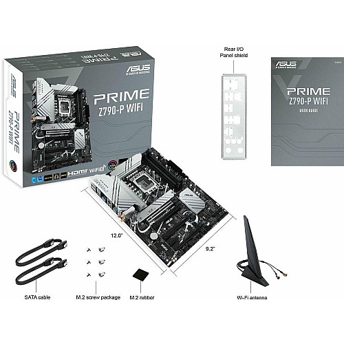 Материнская плата ASUS PRIME Z790 WIFI s1700 Z790 4xDDR5 M.2 HDMI DP Wi-Fi BT ATX