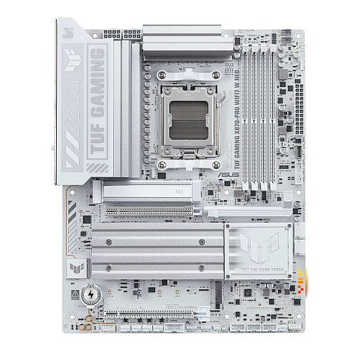 Материнcька плата ASUS TUF GAMING X870-PRO WIFI7 W NEO sAM5 X870 4xDDR5 M.2 HDMI USB Type-C Wi-Fi BT ATX білий