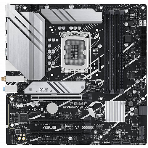 Материнcька плата ASUS PRIME B760M-A WIFI D4 s1700 B760 4xDDR4 M.2 HDMI DP Wi-Fi BT mATX