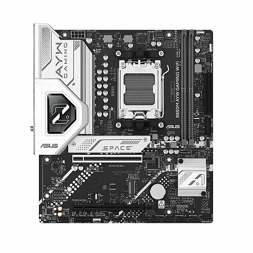 Материнская плата ASUS B850M AYW GAMING WIFI sAM5 B850 2xDDR5 M.2 HDMI Wi-Fi BT mATX