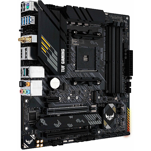 Материнская плата ASUS TUF GAMING B550M-PLUS WIFI II sAM4 B550 4xDDR4 M.2 HDMI DP Wi-Fi BT mATX