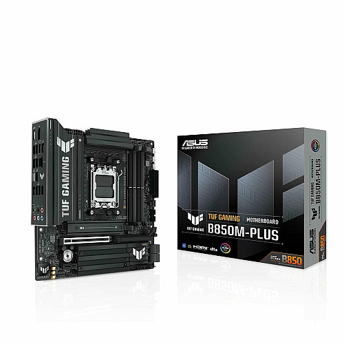 Материнская плата ASUS TUF GAMING B850M-PLUS sAM5 B850 4xDDR5 M.2 HDMI DP mATX