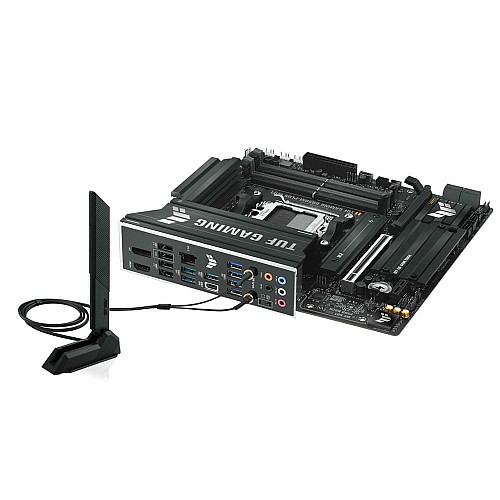 Материнская плата ASUS TUF GAMING B850M-PLUS WIFI7 sAM5 B850 4xDDR5 M.2 HDMI DP Wi-Fi BT mATX