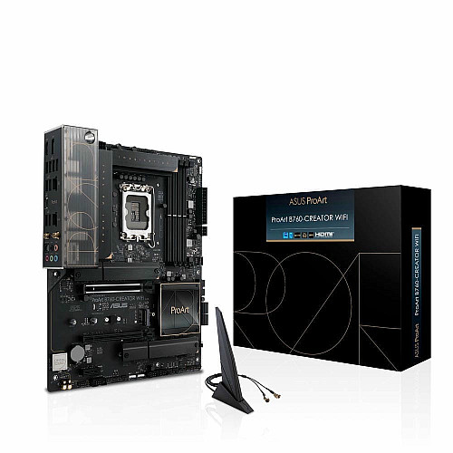 Материнская плата ASUS PROART B760-CREATOR WIFI s1700 B760 4xDDR5 M.2 HDMI DP Wi-Fi BT ATX