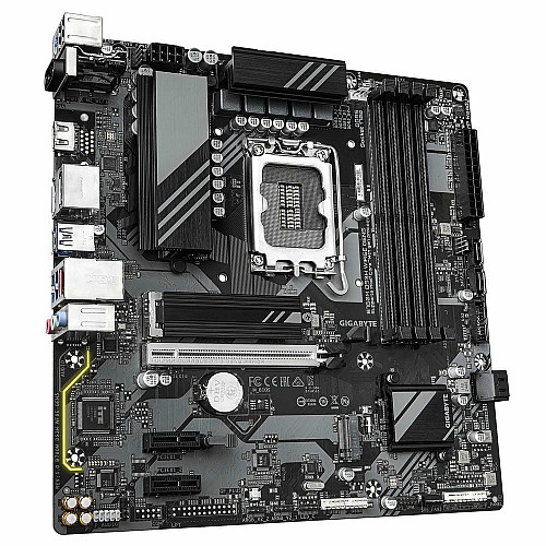Материнская плата GIGABYTE B760M DS3H WF6E GEN5 s1700 B760 4xDDR5 M.2 Wi-Fi BT HDMI mATX