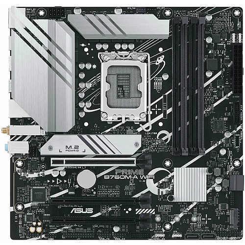 Материнская плата ASUS PRIME B760M-A WIFI s1700 B760 4xDDR5 M.2 HDMI DP Wi-Fi BT mATX
