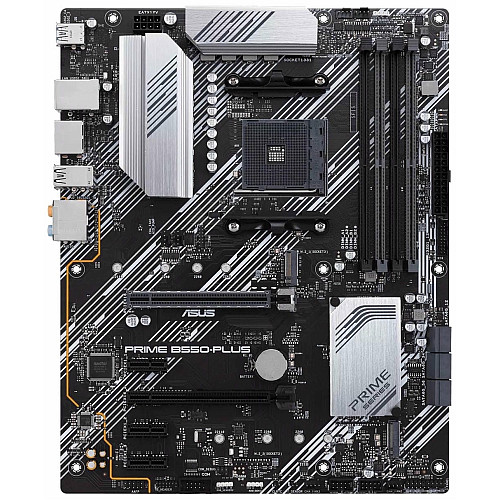 Материнская плата ASUS PRIME B550-PLUS sAM4 B550 4xDDR4 M.2 HDMI DP ATX