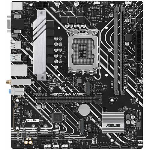 Материнская плата ASUS PRIME H610M-A WIFI s1700 H610 2xDDR5 M.2 HDMI D-Sub DP Wi-Fi BT mATX