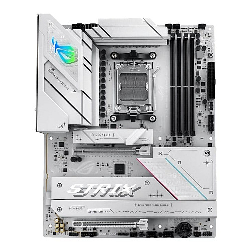 Материнская плата ASUS ROG STRIX B850-A GAMING WIFI sAM5 B850 4xDDR5 M.2 HDMI DP Wi-Fi BT ATX белый