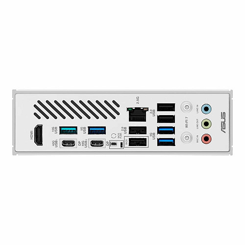 Материнская плата ASUS X870 MAX GAMING WIFI7 W sAM5 X870 4xDDR5 M.2 HDMI USB Type-C Wi-Fi BT ATX белый