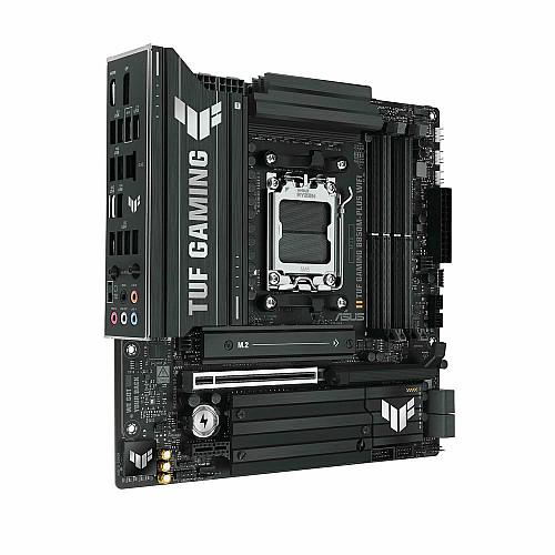 Материнская плата ASUS TUF GAMING B850M-PLUS WIFI7 sAM5 B850 4xDDR5 M.2 HDMI DP Wi-Fi BT mATX