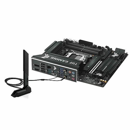 Материнская плата ASUS TUF GAMING B850M-PLUS WIFI sAM5 B850 4xDDR5 M.2 HDMI DP Wi-Fi BT mATX