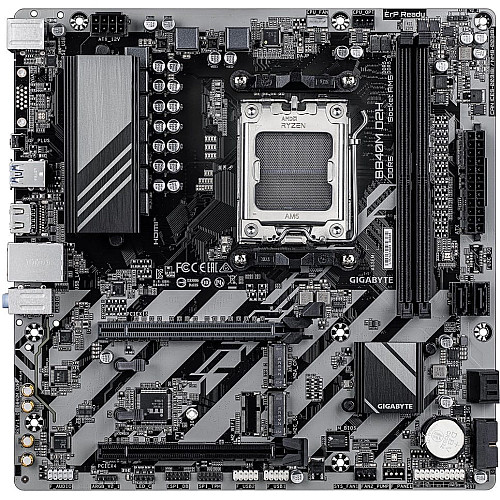 Материнская плата GIGABYTE B840M D2H sAM5 B840 2xDDR5 M.2 HDMI mATX