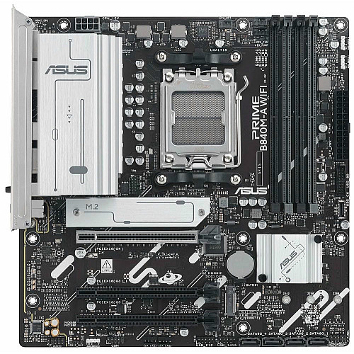Материнская плата ASUS PRIME B840M-A WIFI sAM5 B840 4xDDR5 M.2 HDMI DP Wi-Fi BT mATX